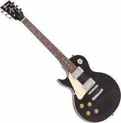 Encore Left-Handed Electric Guitar E99 with HH Pickups Layout, Rosewood Fretboard in Black