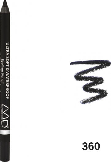MD Professionnel Ultra Soft & Waterproof Eyeliner Pencil Augenstift 360