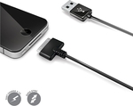 Celly USB auf 30-Pin Kabel Schwarz 1m (USBIP4B) 1Stück
