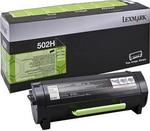 Lexmark 502HE Toner Laser Εκτυπωτή Μαύρο High Yield 5000 Σελίδων (50F2H0E)