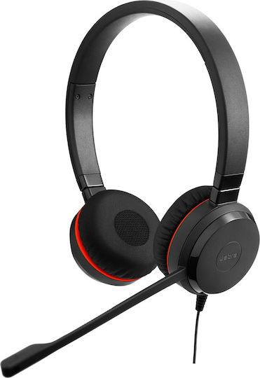 Jabra Evolve 30 II Stereo On Ear Multimedia Headphone with Microphone 3.5mm Jack