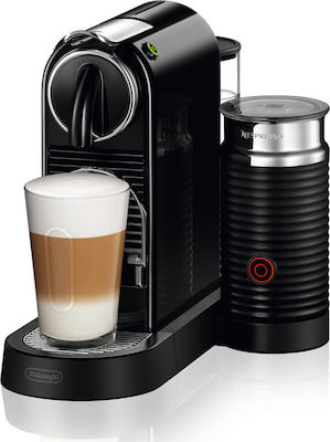 De'Longhi Citiz & Milk Καφετιέρα για Κάψουλες Nespresso Πίεσης 19bar με Αφρογαλιέρα Black