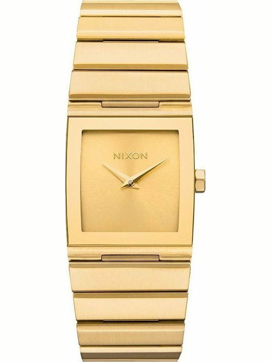 Nixon Lynx Γυναικείο Ρολόι Μπαταρίας με Χρυσό Μεταλλικό Μπρασελέ
