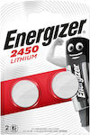 Energizer Батерии Литий За часовници CR2450 3V 2бр