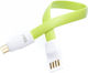 Tellur Magnetic USB 2.0 to micro USB Cable Πράσ...
