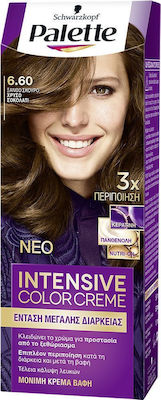 Schwarzkopf Palette Intensive Color Creme 6.60 Ξανθό Σκούρο Χρυσό Σοκολατί 50ml