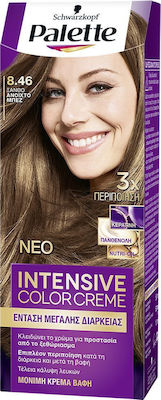 Schwarzkopf Palette Intensive Color Creme 8.46 Ξανθό Ανοιχτό Μπέζ 50ml