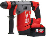 Milwaukee M18 CHPX-902X Hammer Rotary Battery 18V with SDS Plus With Fixtec adapter and grease