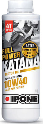 Ipone Full Power Katana Synthetic 10W-40 4-Stroke Motorcycle Motor Oil 1lt