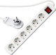REV Multiple Socket Smart 6-fold 2m Πολύπριζο 6 Θέσεων με Διακόπτη και Καλώδιο 2m