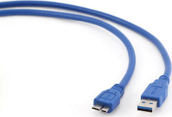 Cablexpert Regular USB 3.0 to micro USB Cable Μπλε 0.5m (CCP-mUSB3-AMBM-0.5M)