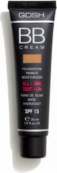 Gosh BB Cream 03 Warm Beige Light Κρέμα Ημέρας κατά των Ατελειών 30ml