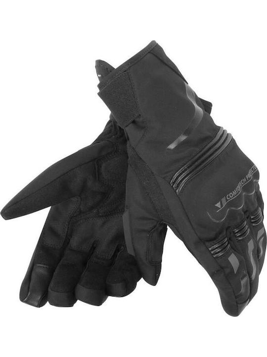 Dainese Tempest D-Dry Short Χειμερινά Γάντια Μηχανής Αδιάβροχα Μαύρα