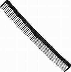 Eurostil Kamm Haare für Haarschnitt Schwarz 21.5cm