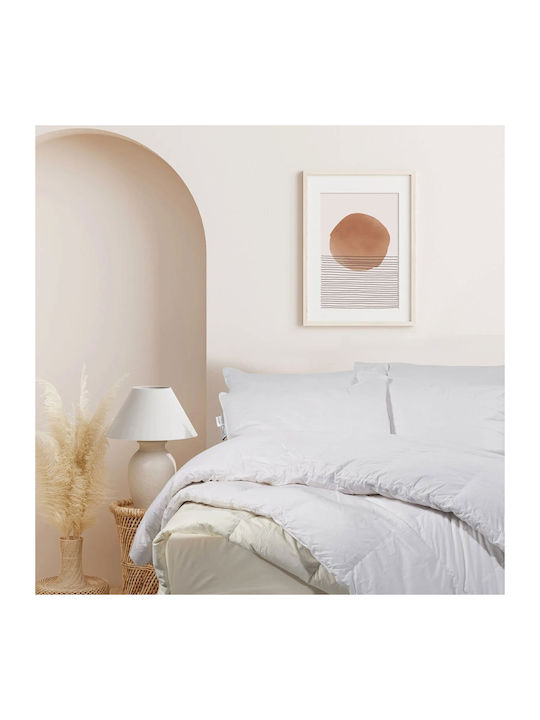 Das Home Bettdecke Einzelbett Daunen 160x220cm Classic 6040 Weiß 9 togs Togs