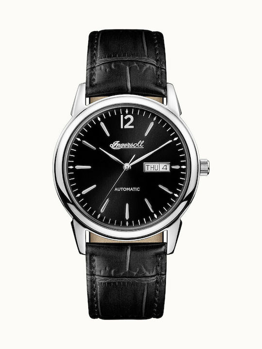 Ingersoll The New Haven Automatic Men's Watch 40mm Automatic with Black Leather Strap