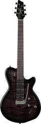 Godin XTSA Leaftop Trans Черна Електрическа Китара