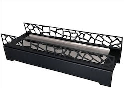 EcoHot Bio Rock 70 Floor Indoor Black 70x22x17.5cm