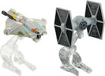 Hot Wheels Star Wars Tie Fighter Vs.Ghost Kleines Flugzeug für 4++ Jahre