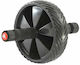 adidas 11404 Abdominal Wheel Black with Anti-Slip Handles