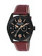 Kenneth Cole Men's Watch 42mm Battery with Brown Leather Strap