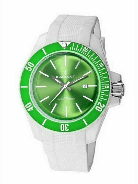 Radiant Ανδρικό Ρολόι 49mm Μπαταρίας με Λευκό Κ...