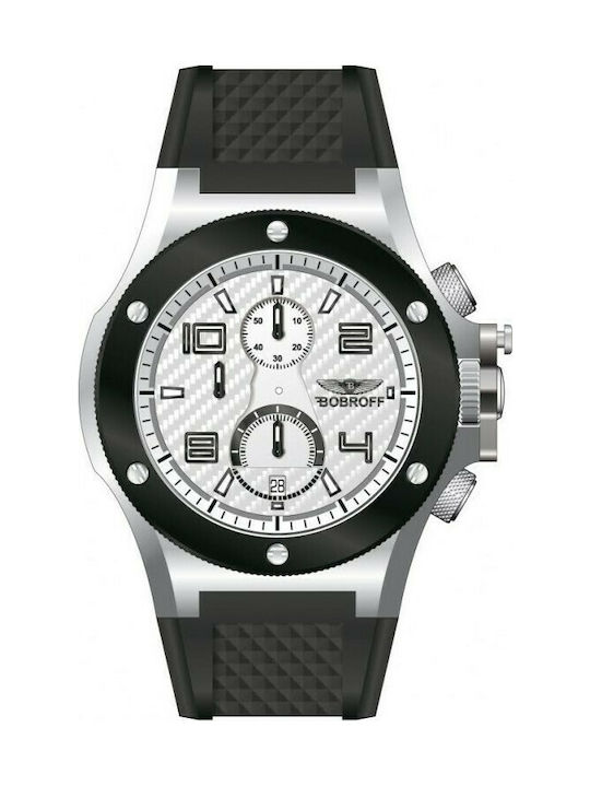 Bobroff Watch Battery with Black Rubber Strap BF1002M20