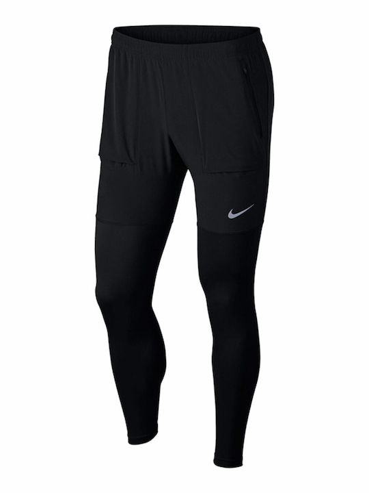 Nike Filament Dri Fit Running Tights Ανδρικό Ισοθερμικό Παντελόνι Μαύρο