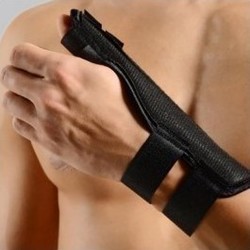 Anatomic Line 5502 Wrist Splint with Thumb Black