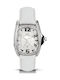 Chronotech Women's Watch 30mm Battery with White Leather Strap