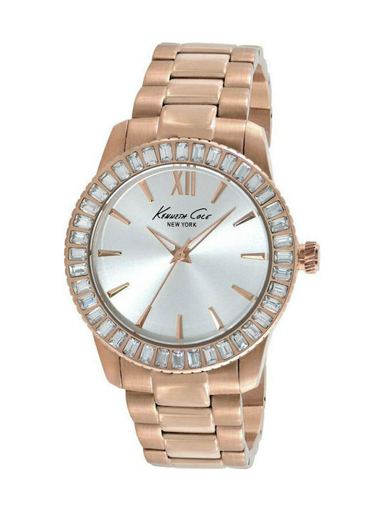 Kenneth Cole KC4991 Watch with Pink Gold Metal Bracelet KC4991