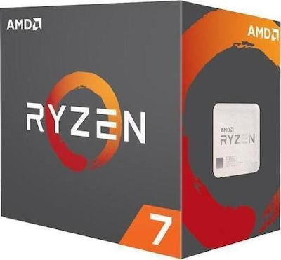 AMD Ryzen 7 1700 3GHz Επεξεργαστής 8 Πυρήνων για Socket AM4 σε Κουτί με Ψύκτρα