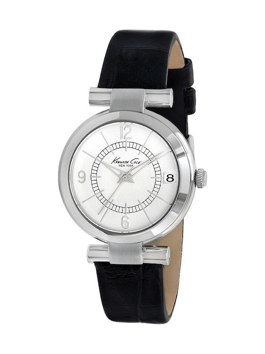 Kenneth Cole KC2746 Watch with Black Leather Strap KC2746