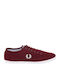 Fred Perry Kingston Jersey Herren Sneakers Burgundisch