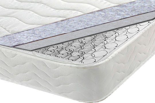 Morfeas Strom Real Ημίδιπλο Ορθοπεδικό Στρώμα 110x200cm με Ελατήρια