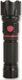 Arcas Taschenlampe LED IPX4 Doppelte Funktion mit maximaler Helligkeit 350lm Schwarz