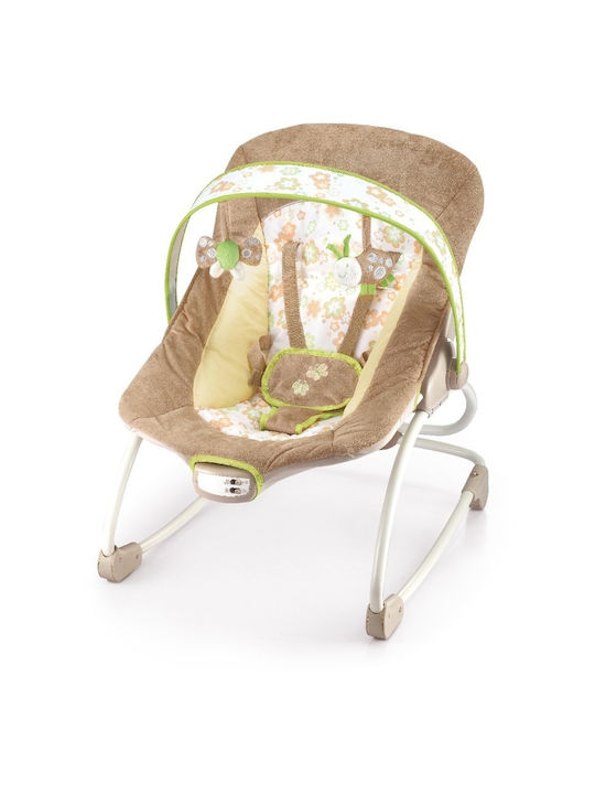 Cangaroo Electric Baby Relax Merry with Music and Vibration Beige for Child up to 9kg