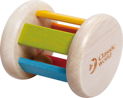 Classic World Wooden Rattle for 6++ Months