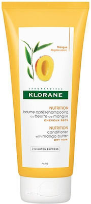 Klorane Baume Apres-Shampooing De Mangue Conditioner Reconstruction/Nourishment with Mango Butter 200ml