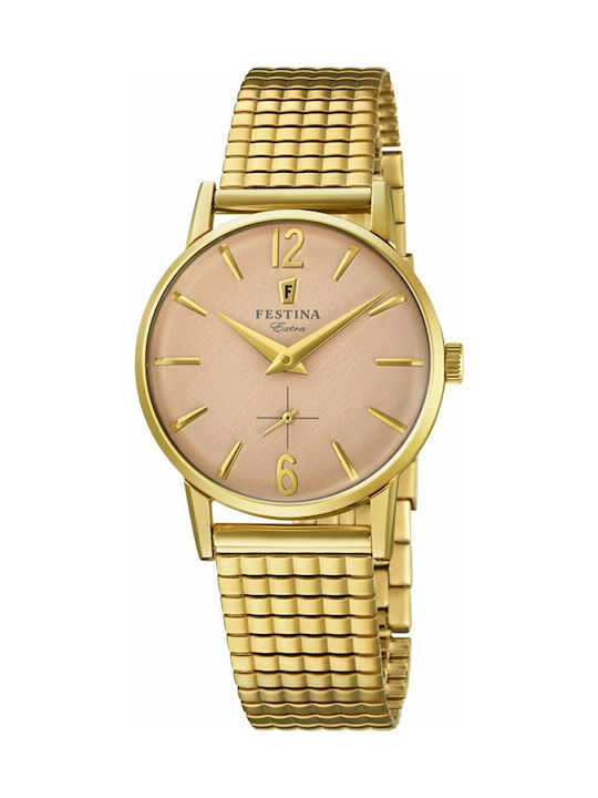 Festina Watch with Pink Gold Metal Bracelet F20257/2