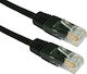 Powertech U/UTP Kat.6e Hochgeschwindigkeits Netzwerkkabel Ethernet 2m Schwarzes