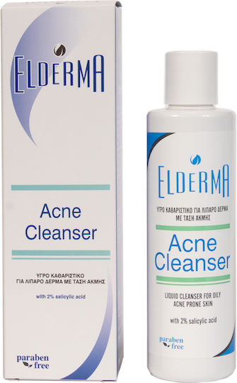 Elderma Acne Cleanser Емулсия Почистване Лице за Акнеична Кожа 200мл