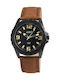 Just Watch Watch Battery with Brown Leather Strap 48-S4161-BR