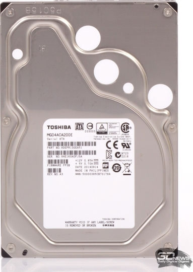 Toshiba Enterprise 2TB HDD Hard Drive 3.5" SATA III 7200rpm with 128MB Cache for Desktop