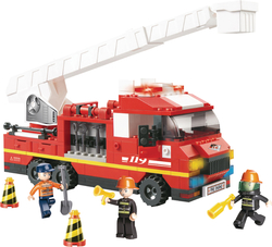 Sluban Tocuri Fire: Aerial Ladder Truck pentru 6+ ani 267buc