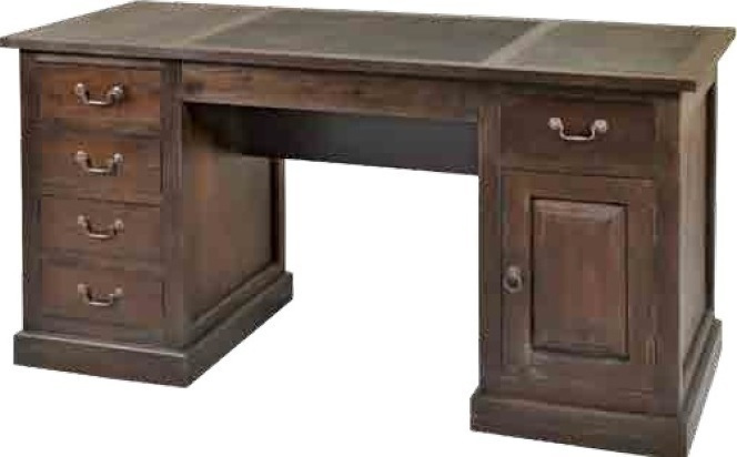 Επαγγελματικό Γραφείο DK106 από Μασίφ Ξύλο 100x56x99εκ. | Skroutz.gr