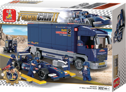 Sluban Tocuri Formula: F1 Truck pentru 6+ ani 641buc