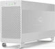 OWC Mercury Elite Pro Dual Case for 2 Hard Drives 3.5" SATA III with Connection USB 3.1 / eSATA Silver