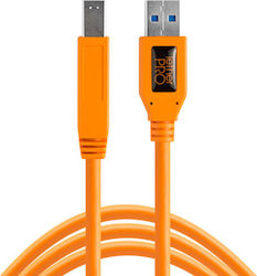 Tether Tools CU5460ORG USB 3.0 USB-A male σε USB-B male Πορτοκαλί 4.6m