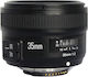 Yongnuo Full Frame Camera Lens 35mm f/2 Wide Angle for Nikon F Mount Black